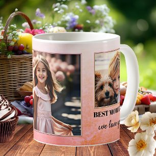Caneca De Café Fotografias Personalizadas Melhor Mãe De Cor De La