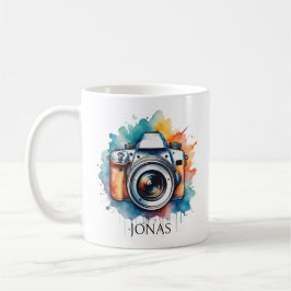 Caneca De Café fotógrafo personalizado com câmera d'água