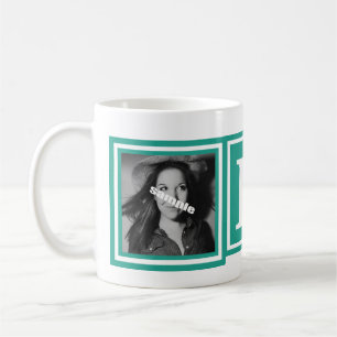 Caneca De Café Fotos bonito do verde 2 da cerceta com grande