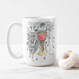 Caneca De Café Fotos da Equipe Yalta do Daf Yomi em Arte de Goble