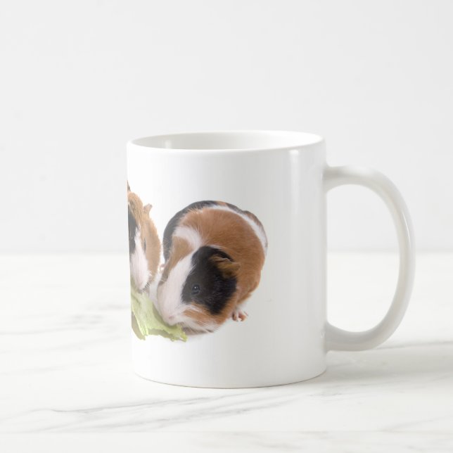 Caneca De Café four guinea pigs who eat, (Direita)