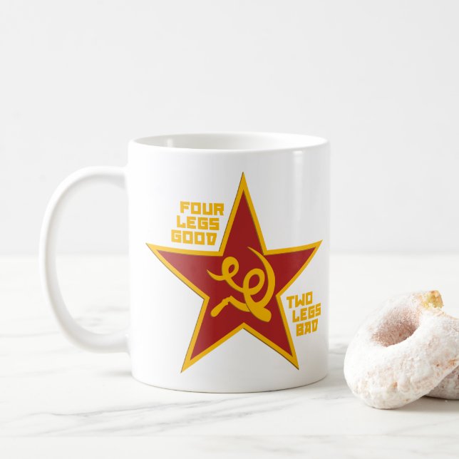 Caneca De Café Four legs good (Com Donut)