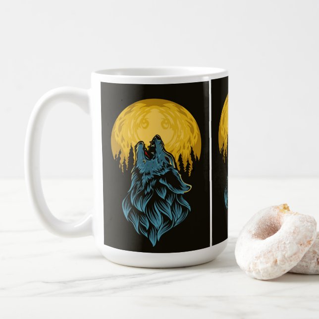 Caneca De Café Fox Design Tshirt (Com Donut)