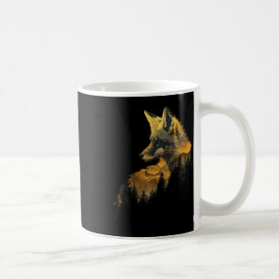 Caneca De Café Fox Forest Nature Lover Montanhas Caminhando Campa