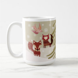 Caneca De Café Fox Friends Mug