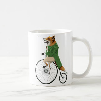 Caneca De Café Fox na bicicleta
