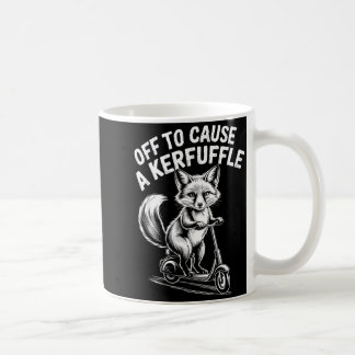 Caneca De Café Fox off to cause a kerfuffle cottagecore chaos