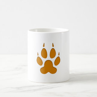 Caneca De Café Fox Paw Print