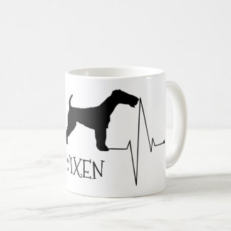 Caneca De Café Fox Personalizada Terrier Ama Meu Cachorro Bater