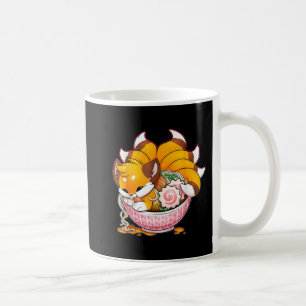 Caneca De Café Fox Ramen Japonês Noodles Cute Kawaii Anime G