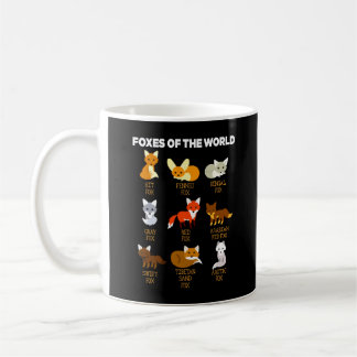 Caneca De Café Fox Shirt Foxes Of The World Shirt Kit Fox Red Fox