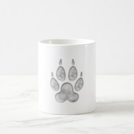 Caneca De Café Fox Snow Print