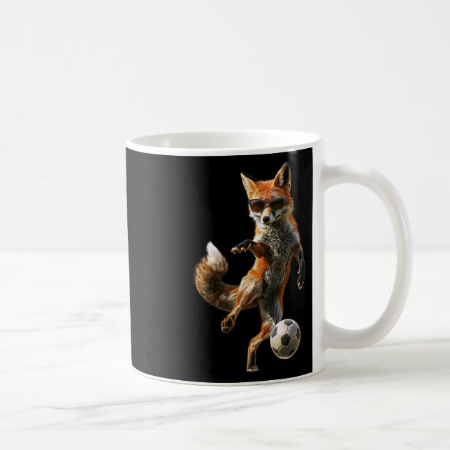 Caneca De Café Fox Soccer Football  (Direita)