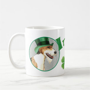 Caneca De Café Fox Terrier do dia de Patrick