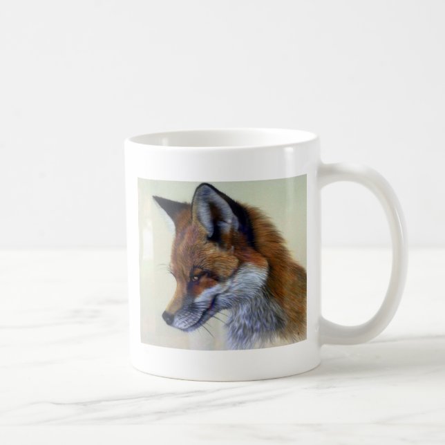 Caneca De Café Fox vermelho (estudo principal) (Direita)