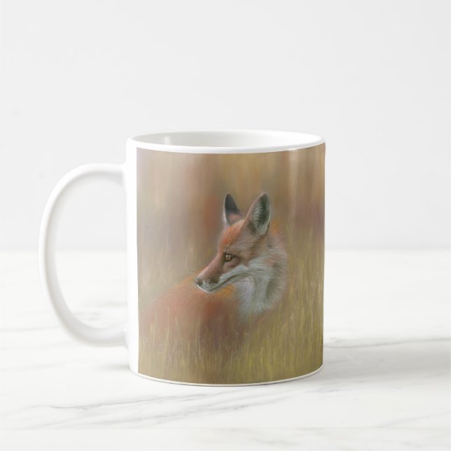 Caneca De Café Fox wildlife coffee or tea mug (Esquerda)