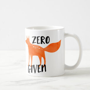 Caneca De Café Fox zero dado