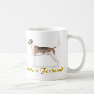 Caneca De Café Foxhound americano, amante do cão abundante!