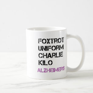 Caneca De Café Foxtrot Uniform Charlie Kilo, Para Heimers _1