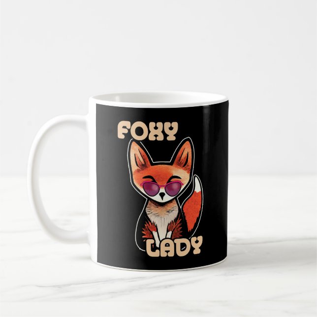 Caneca De Café Foxy Lady | Raposa-branca (Esquerda)