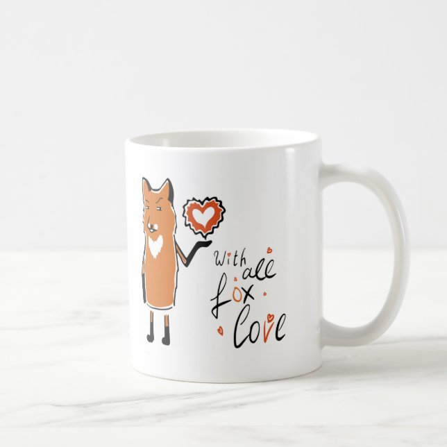 Caneca De Café Foxy Love (Direita)