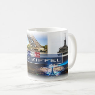 Caneca De Café FR França - A Torre Eiffel Paris -