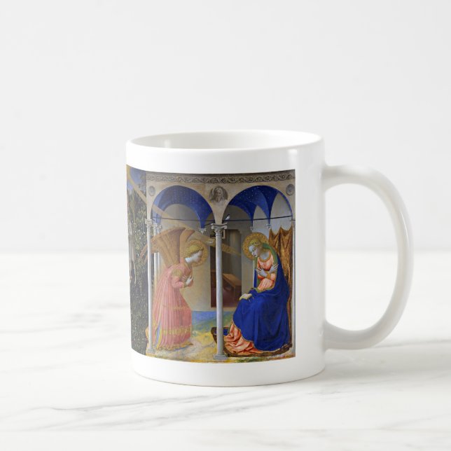Caneca De Café Fra Angelico , “ The Virgin of the Annunciation ” (Direita)