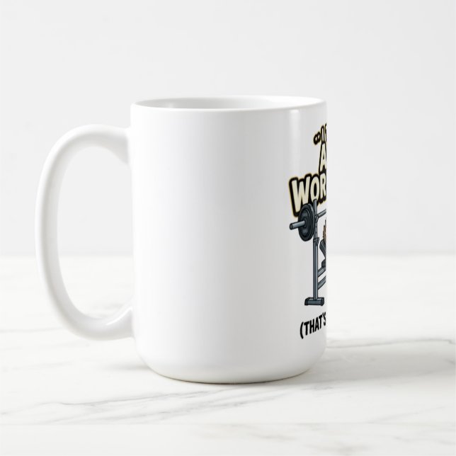 Caneca De Café Fraco Emocionalmente Fisicamente Forte (Esquerda)