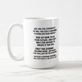 Caneca De Café “Fraco Não Bebe — Só Vencedores Tomam Isso” ,