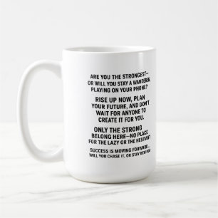 Caneca De Café “Fraco Não Bebe — Só Vencedores Tomam Isso” ,