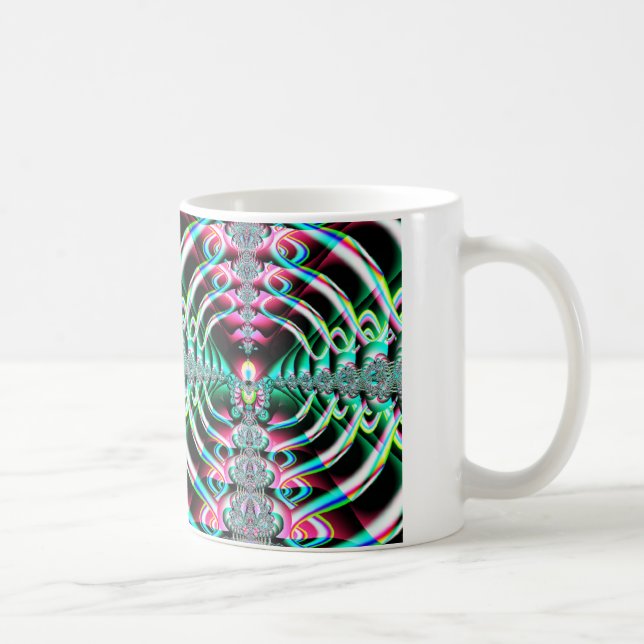 Caneca De Café Fractal 108 Mug (Direita)