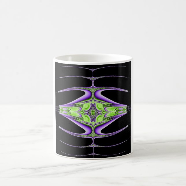 Caneca De Café Fractal 13, Mug (Centro)