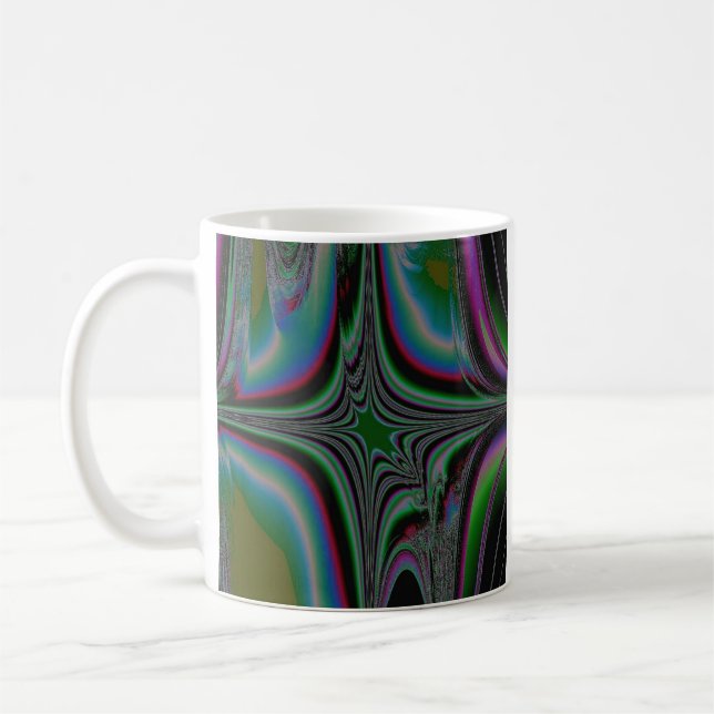 Caneca De Café Fractal 14, Mug (Esquerda)