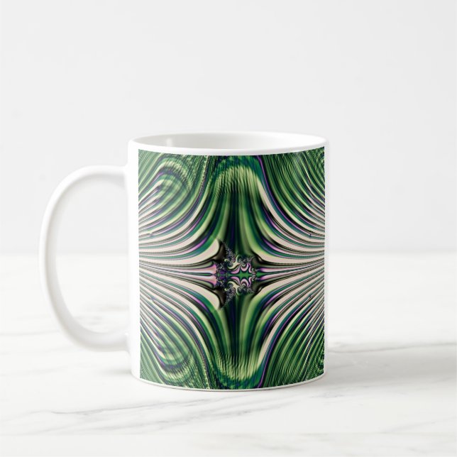 Caneca De Café Fractal 27, Mug (Esquerda)
