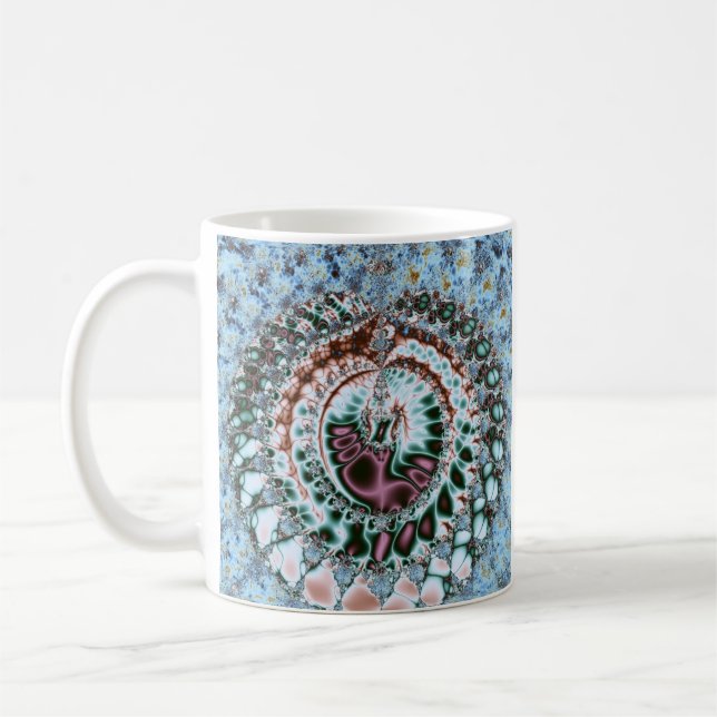 Caneca De Café Fractal 51, Mug (Esquerda)
