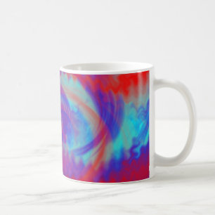 Caneca De Café Fractal Abstrato Mug