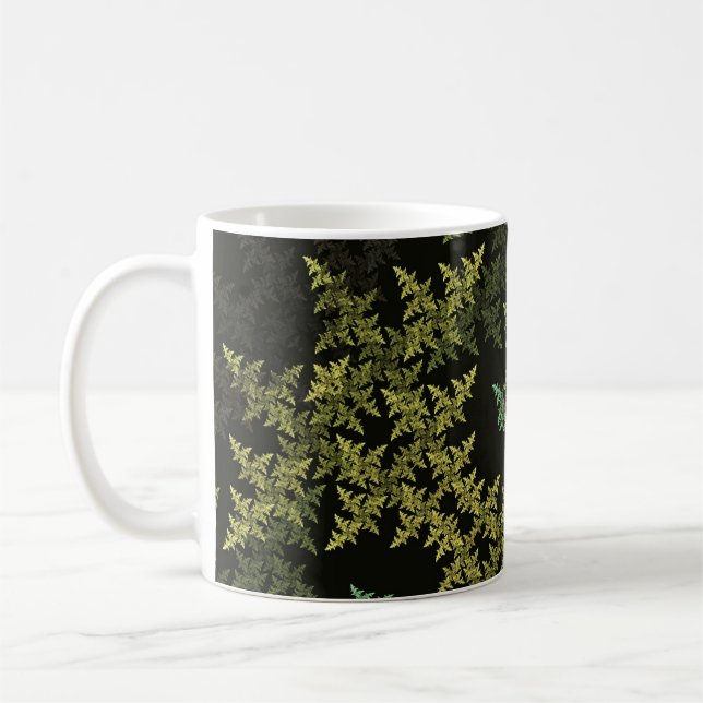 Caneca De Café Fractal Camouflage (Esquerda)