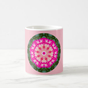 Caneca De Café Fractal Rosa de miniatura