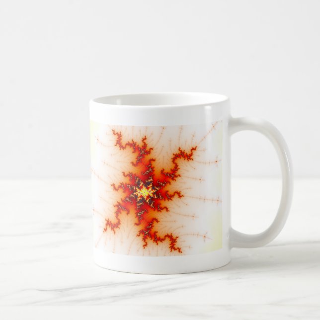 Caneca De Café Fractal Undone (Direita)