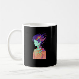 Caneca De Café Fragmented Cosmos • Pieces of My Identity Drifting