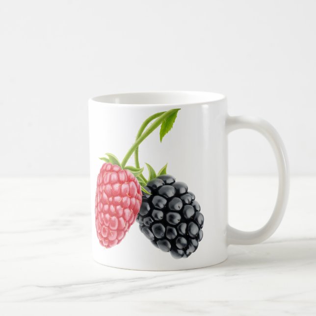 Caneca De Café Framboesa e amora (Direita)