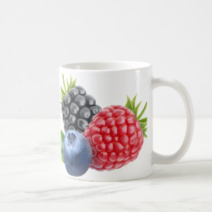 Caneca De Café Framboesas selvagens