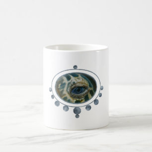 Caneca De Café Frame Hawksbill Turtle Eye