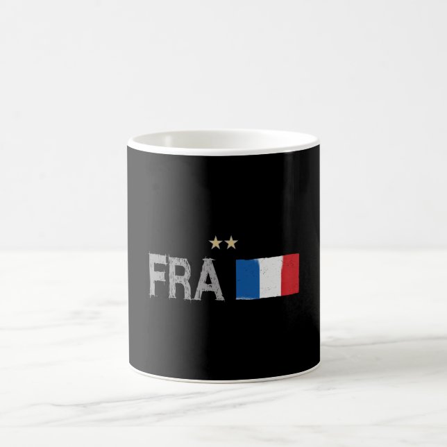 Caneca De Café França Futebol Fan Camisa Bandeira Francesa (Centro)