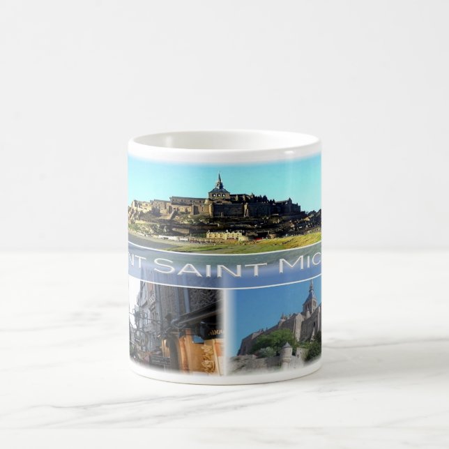 Caneca De Café França - Normandia - Santo Mont Michel - (Centro)