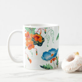Caneca De Café France 1830 Floral Antique Wallpaper