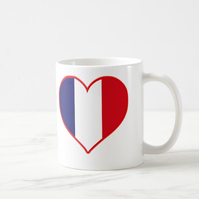 Caneca De Café France Love (Direita)