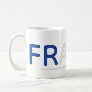 Caneca De Café "France" Typography Mug