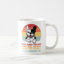 Caneca De Café Francês Bulldog Engraçado Vendo Você Invadir Parod