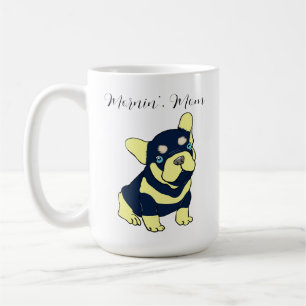 Caneca De Café Francês Bulldog Puppy Cartoon